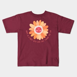 Happy as a Daisy Kids T-Shirt